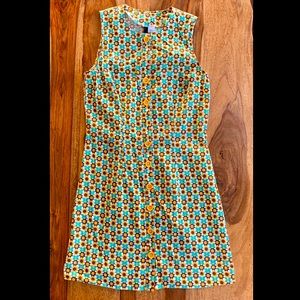 H&M Sunflower A-Line Cotton Mini Dress